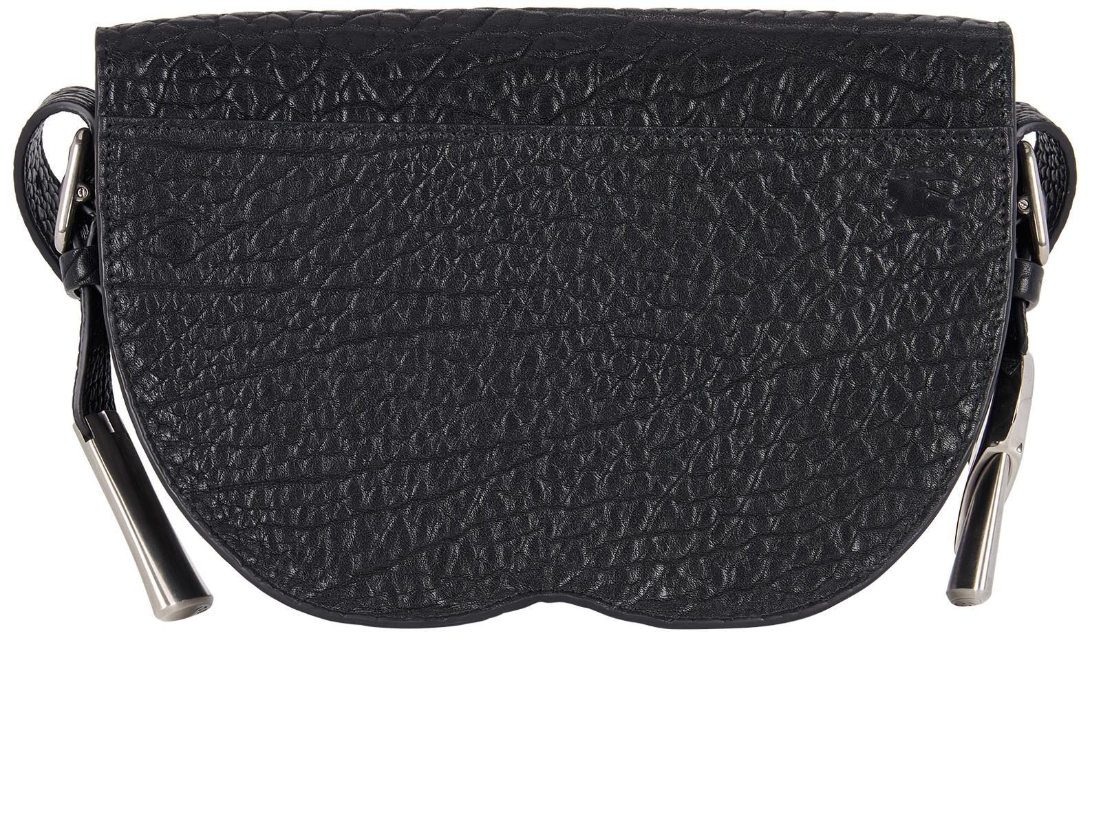 Chess Shoulder Bag, &pound;510, Handbags, Black, Leather, Back view